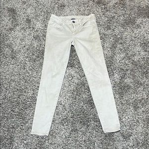Cream Skinny Jeans